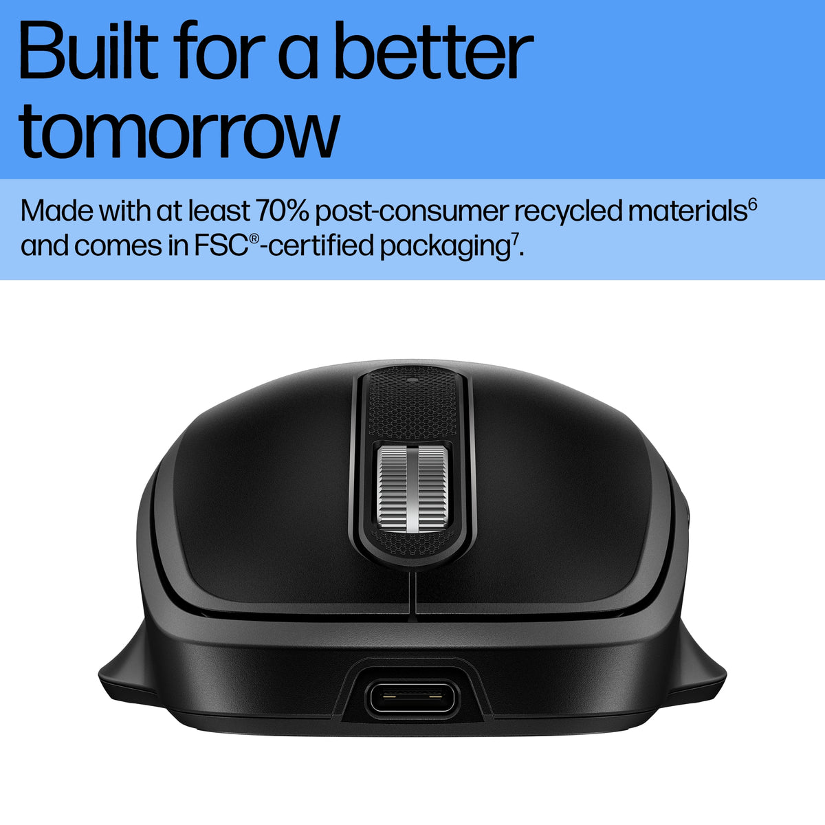 HP 515 Ultra-Fast Rechargeable Wireless Mouse - Battery-Free Design with Supercapacitor Charging - Image 5