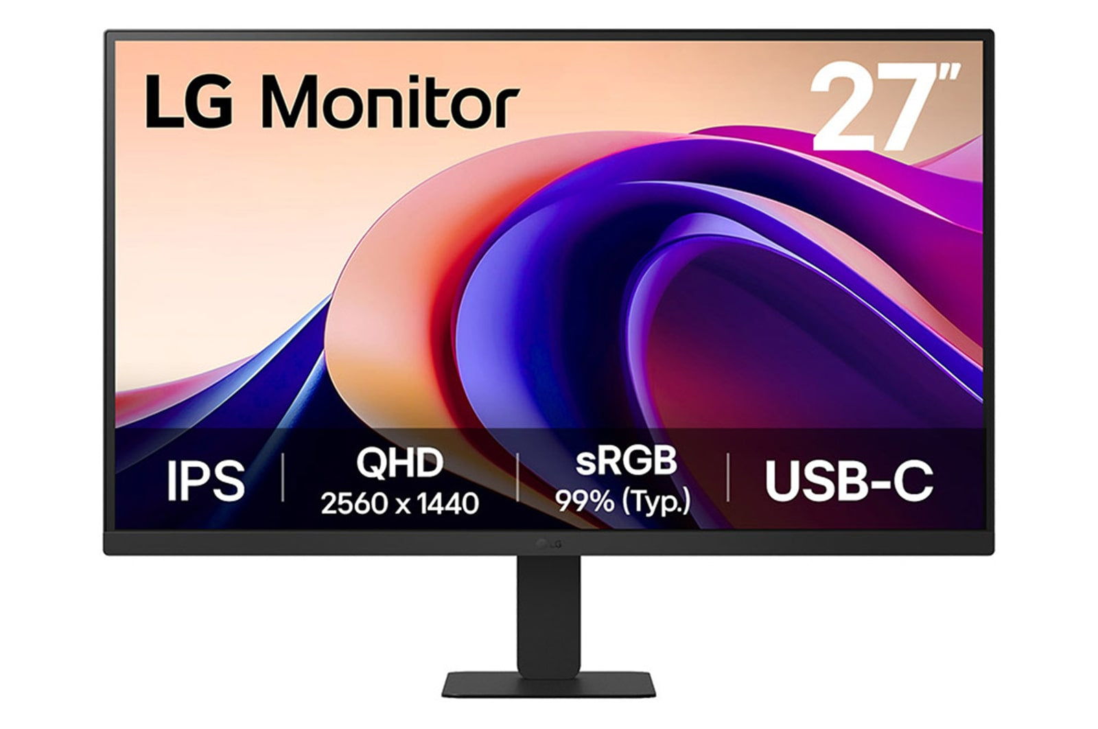 LG 27U631A-B 27" QHD Monitor IPS Panel 100Hz