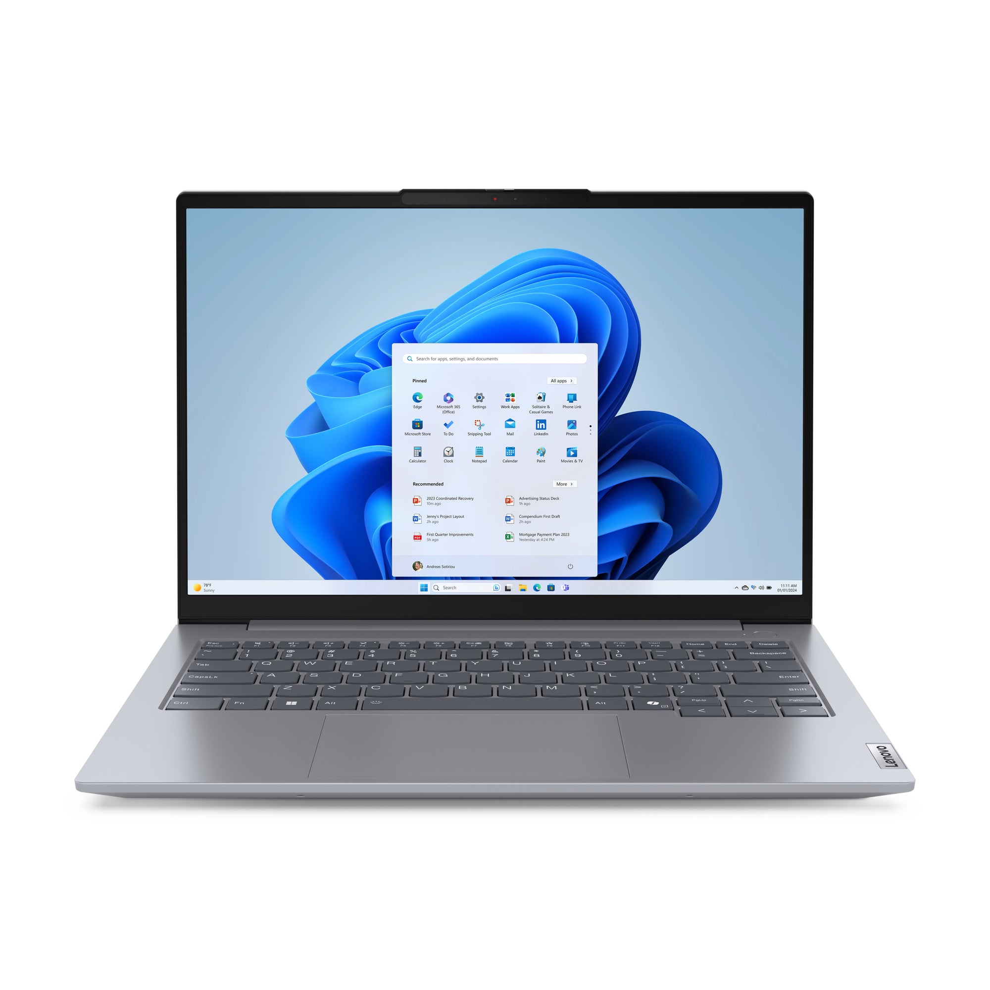 Lenovo 14" AMD Ryzen 5 8GB RAM 256GB SSD Laptop