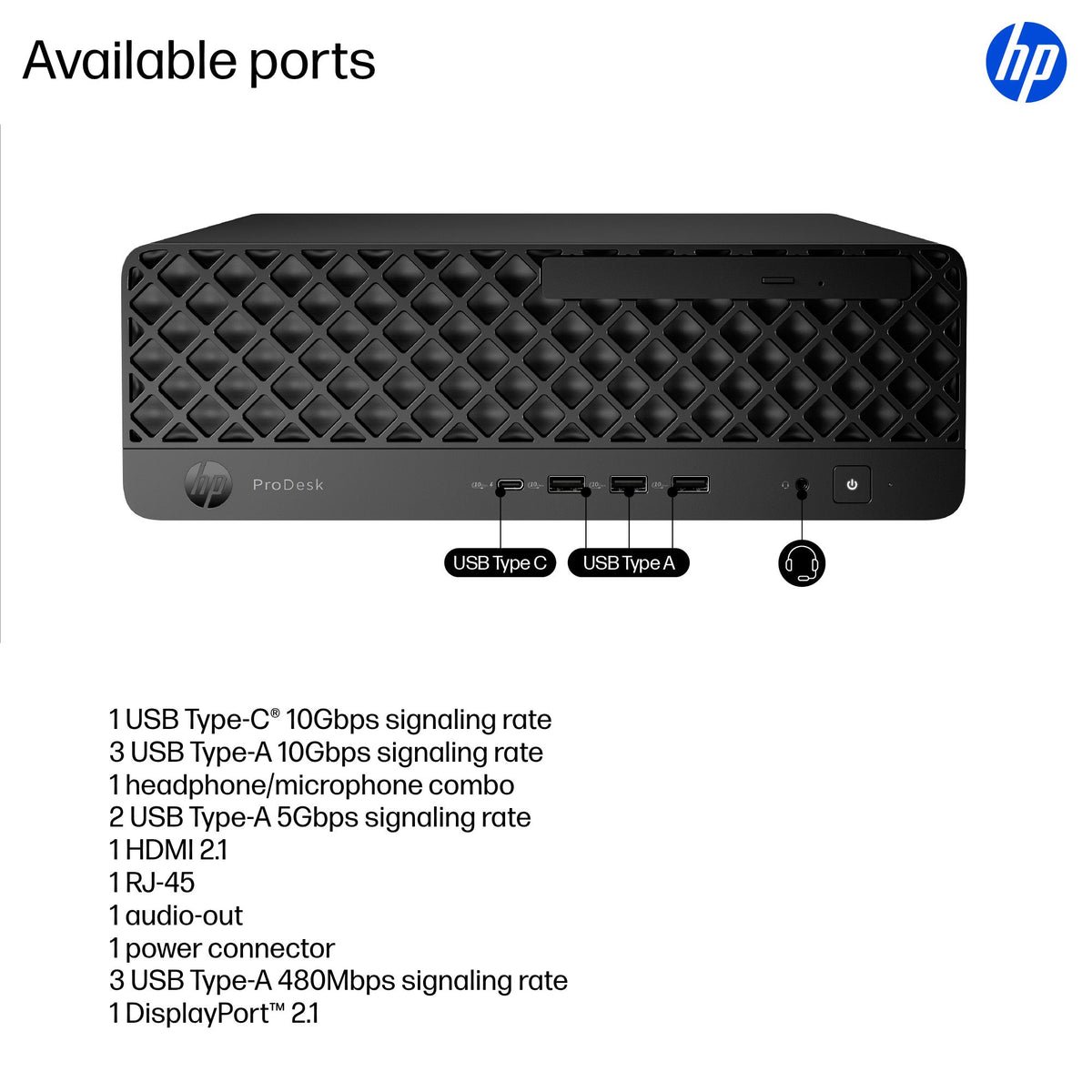HP ProDesk 235 16GB RAM 512GB SSD Intel Graphics SFF Windows 11 Pro - Image 3