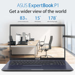 ASUS ExpertBook P1 P1503CV-515X Intel Core 5 210H 16GB RAM 512GB SSD Intel Graphics 15.6" Full HD Windows 11 Pro