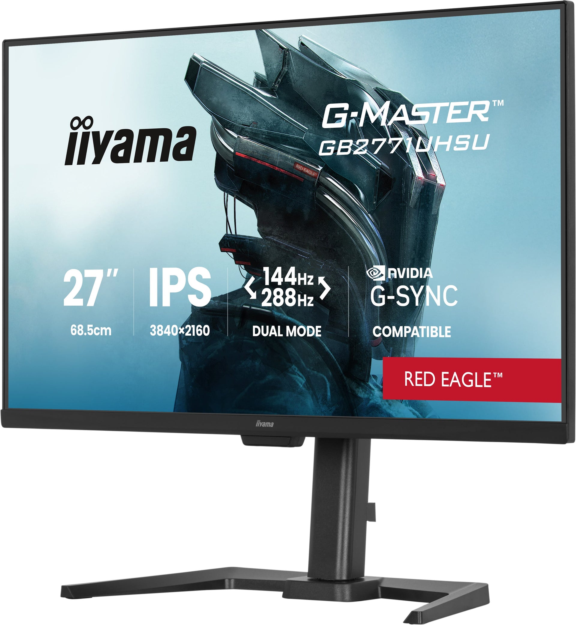 iiyama G-MASTER Red Eagle GB2771UHSU-B1 27" 4K UHD IPS Monitor 144Hz
