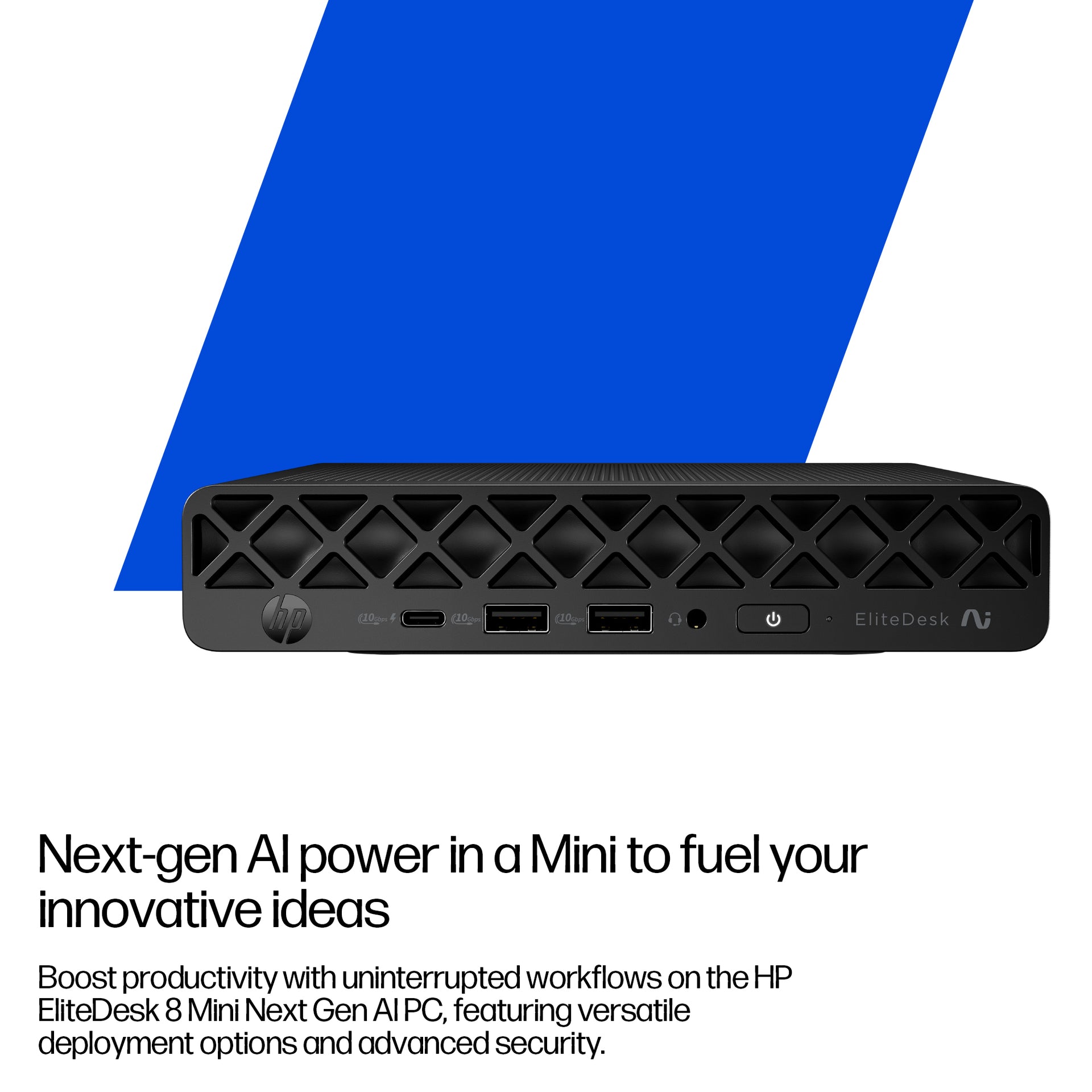 HP EliteDesk 8 G1a AMD Ryzen AI 7 350 32GB RAM 1TB SSD AMD Radeon 860M Mini PC Windows 11 Pro - Image 6