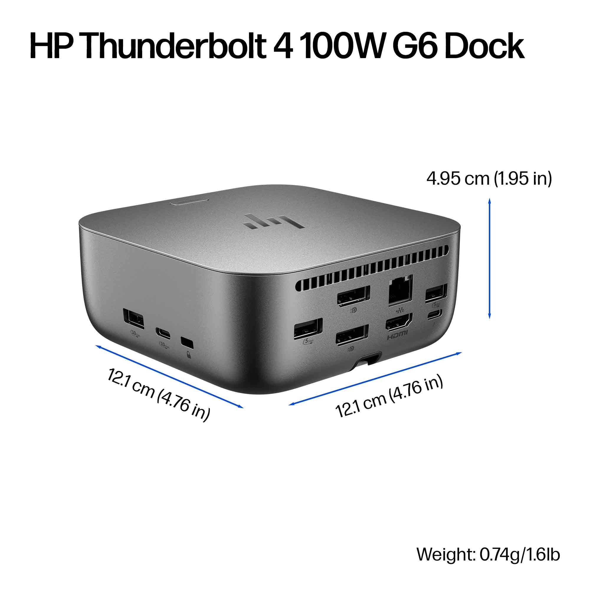HP Thunderbolt 4 100W G6 Dock with Fast Connectivity and Advanced Security - Image 5
