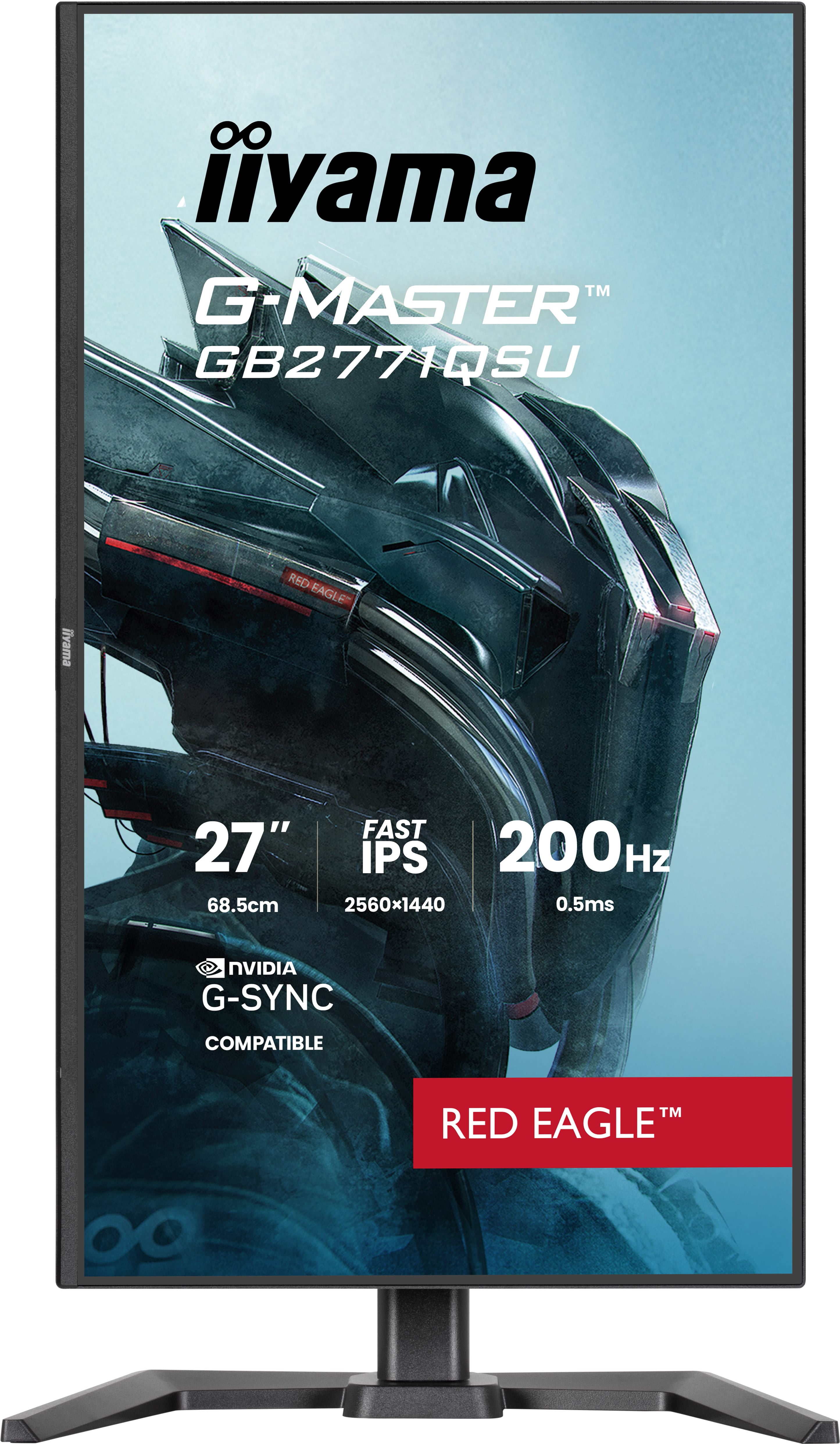 iiyama G-MASTER Red Eagle GB2771QSU-B1 27" QHD IPS Monitor 200Hz