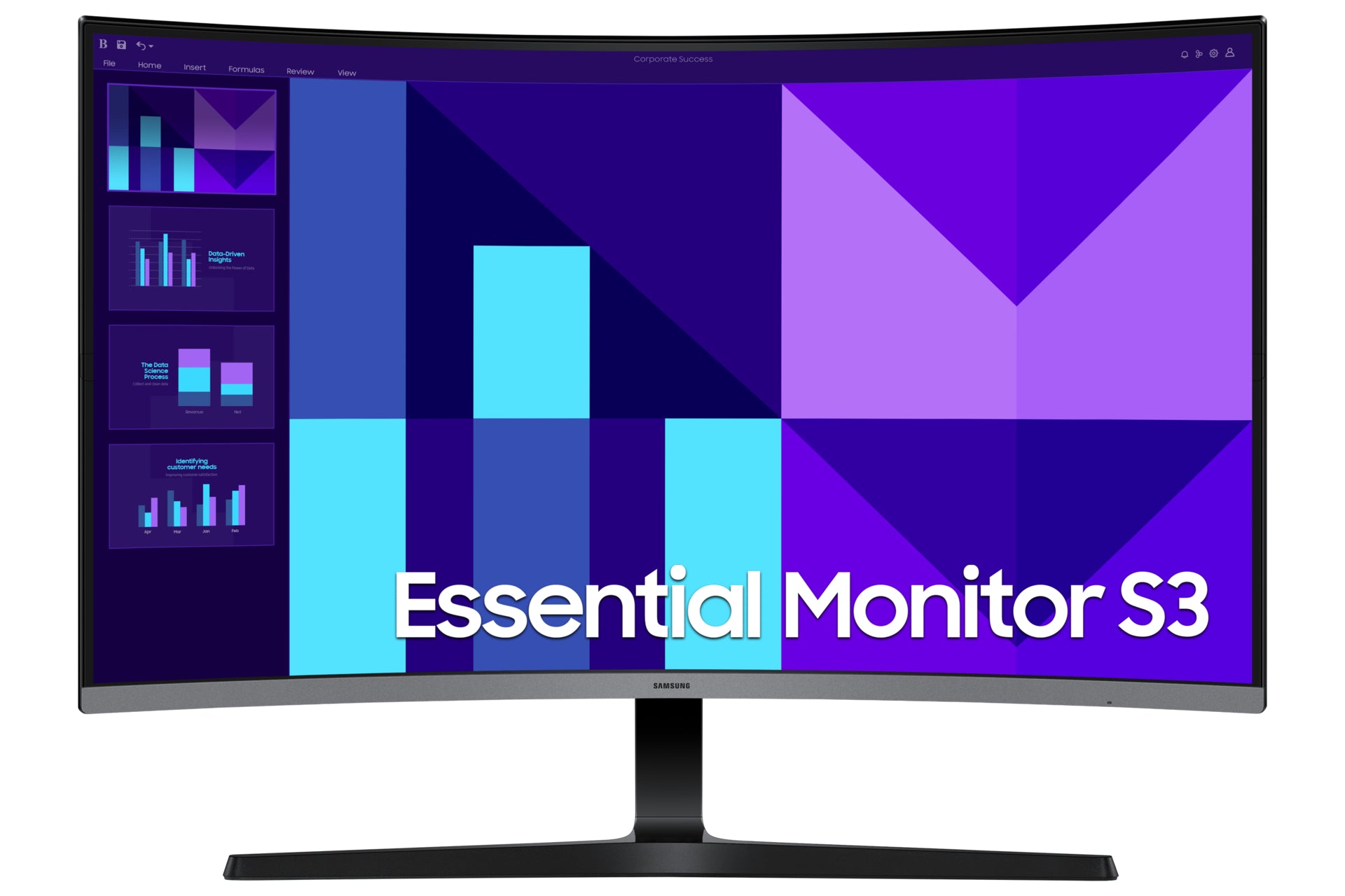 Samsung Essential S3 S32D396GAU 32" Full HD Monitor VA Panel 100Hz