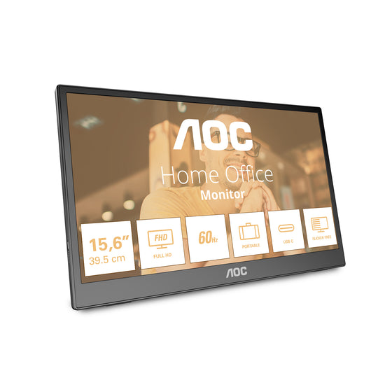 AOC 16T3EA 16" Full HD IPS Portable Monitor 60Hz