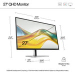 HP 527pq Series 5 Pro 27" QHD Monitor IPS Panel 100Hz - Image 4