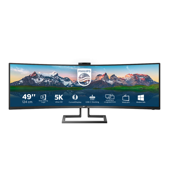 Philips Brilliance P-line 499P9H 49" UltraWide Dual Quad HD Monitor VA Panel 70Hz