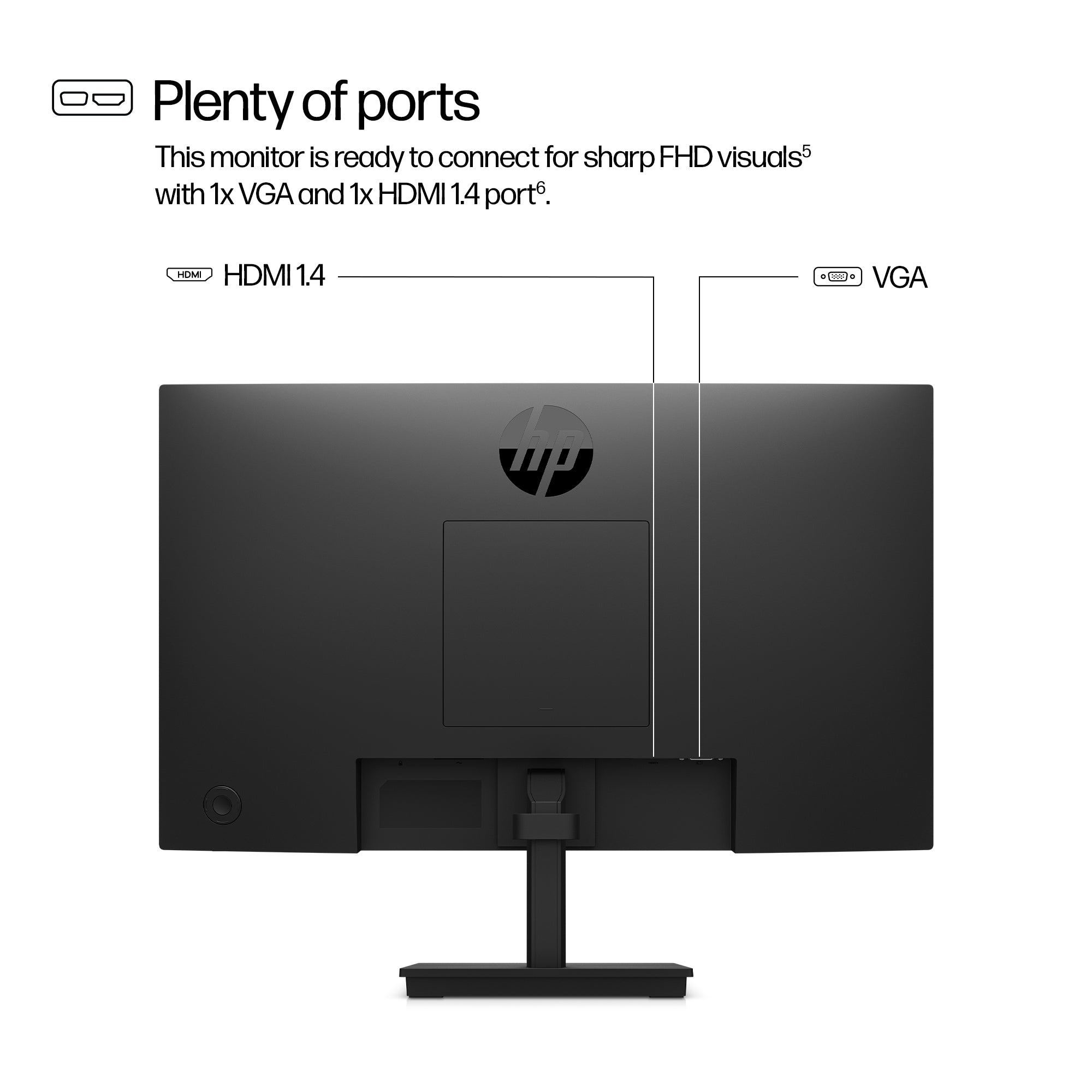 HP 322pv Series 3 Pro 21.4" Full HD Monitor VA Panel 100Hz - Image 7