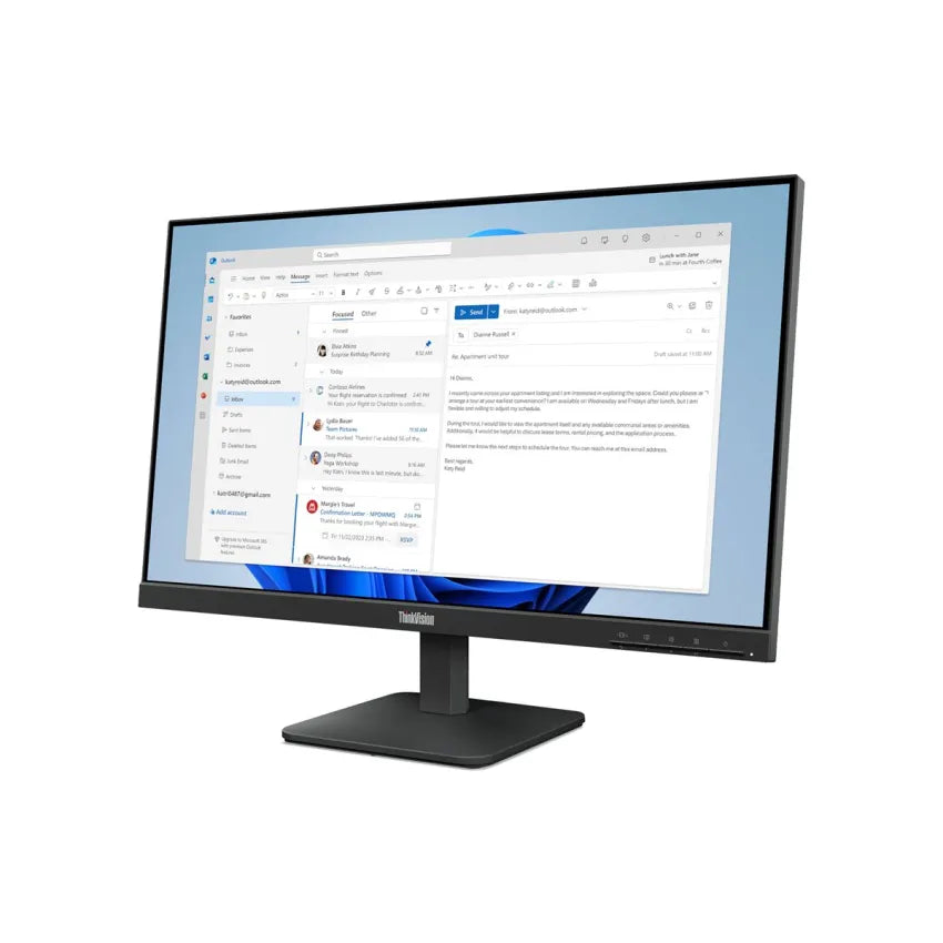 A black Philips computer monitor displaying a software interface, set against a plain white background.
