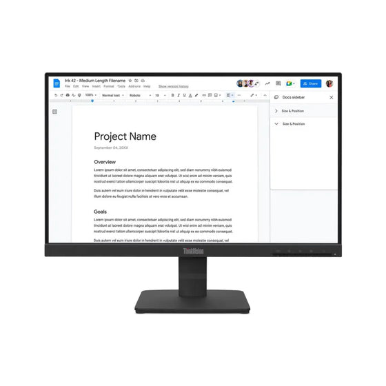 Lenovo ThinkVision S22-4E 21.5" Full HD IPS Monitor 100Hz Monitor