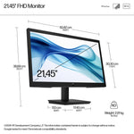 HP 322pv Series 3 Pro 21.4" Full HD Monitor VA Panel 100Hz - Image 3