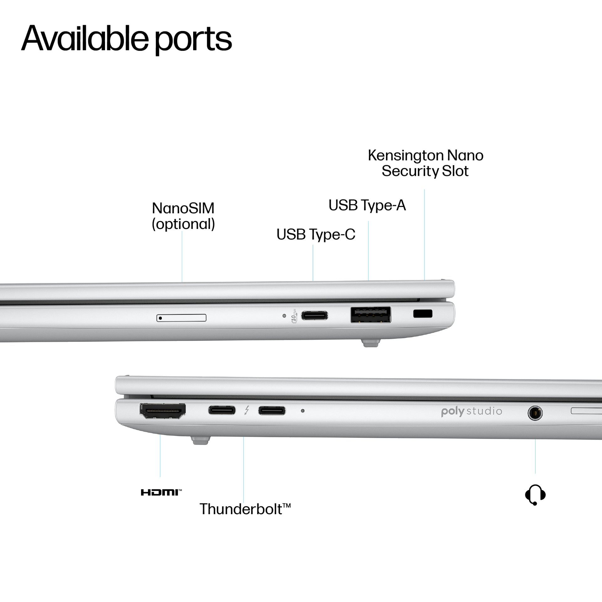HP EliteBook 8 G1a AMD Ryzen AI 7 350 24GB RAM 512GB SSD AMD Radeon 860M 14" WUXGA Windows 11 Pro - Image 4
