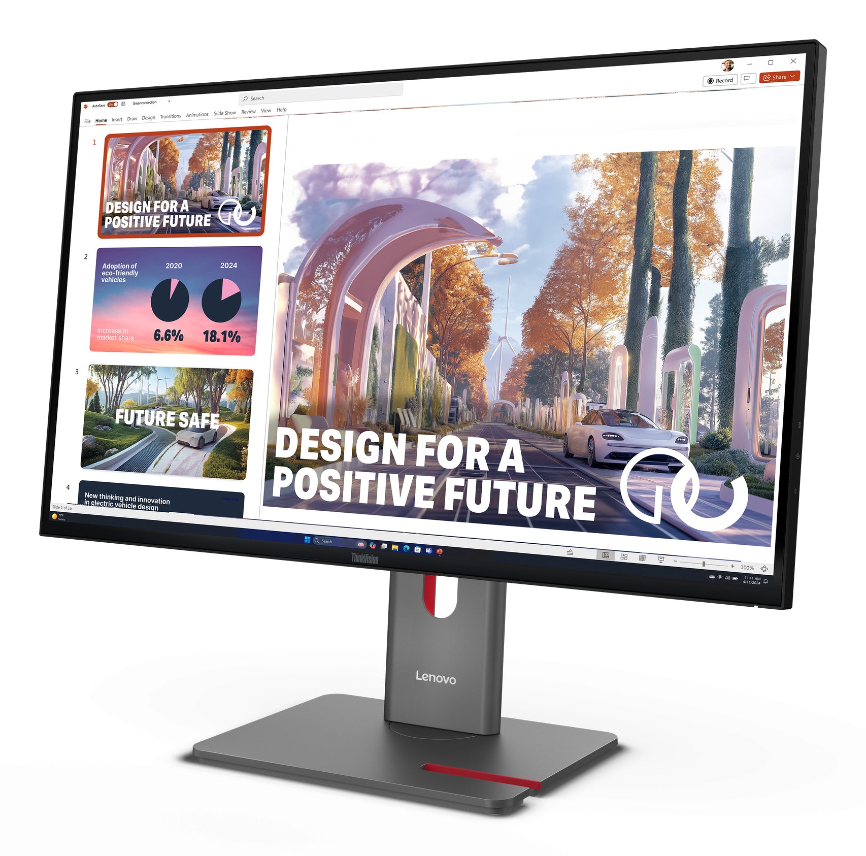 Lenovo ThinkVision P27QD-40 27" QHD Monitor IPS Panel 120Hz - Image 3