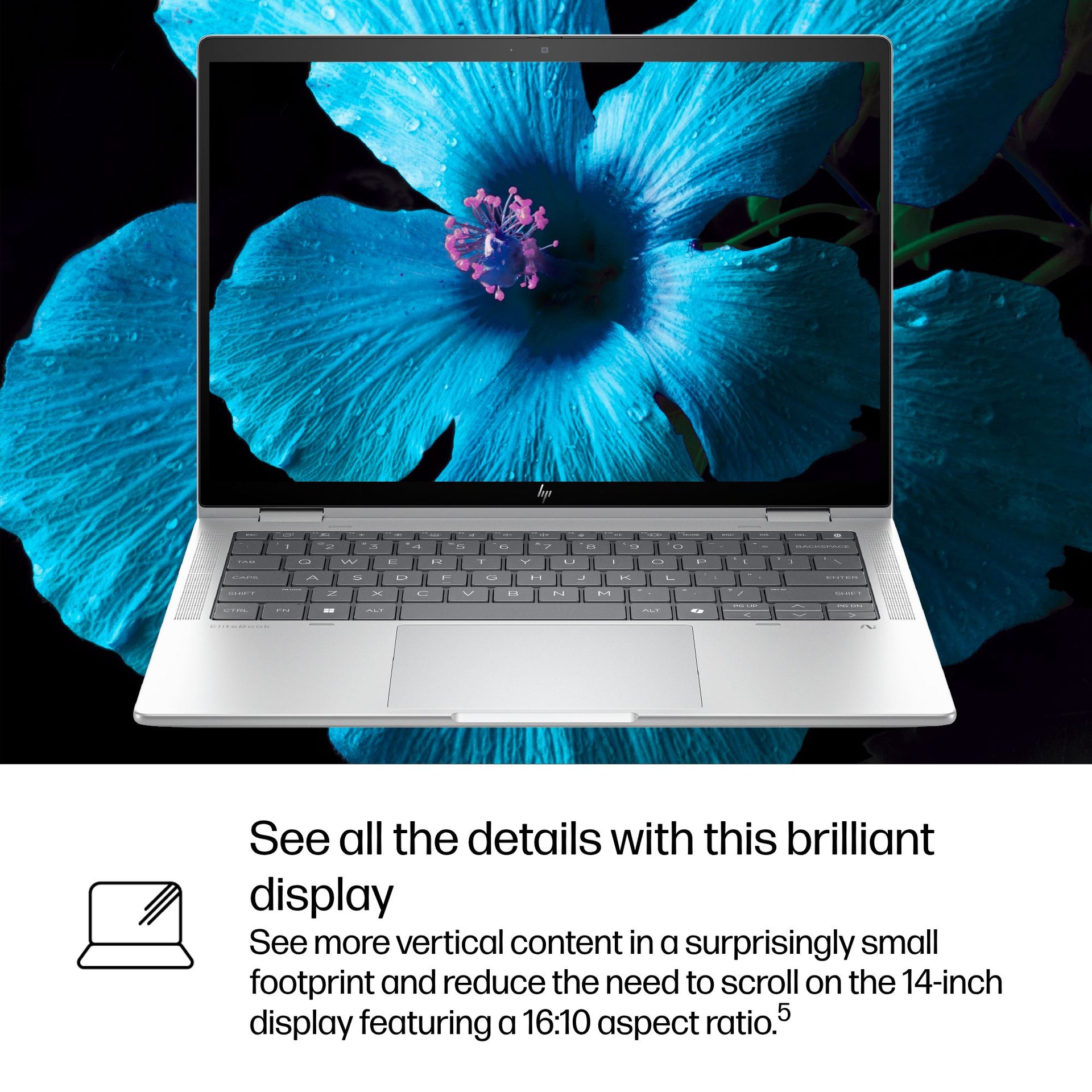 HP EBXFLG1I14AI Intel Core Ultra 7 258V 32GB RAM 512GB SSD Intel Arc Graphics 14" WUXGA Windows 11 Pro - Image 12