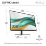 HP 524pf Series 5 Pro 23.8" Full HD Monitor IPS Panel 100Hz - Image 5