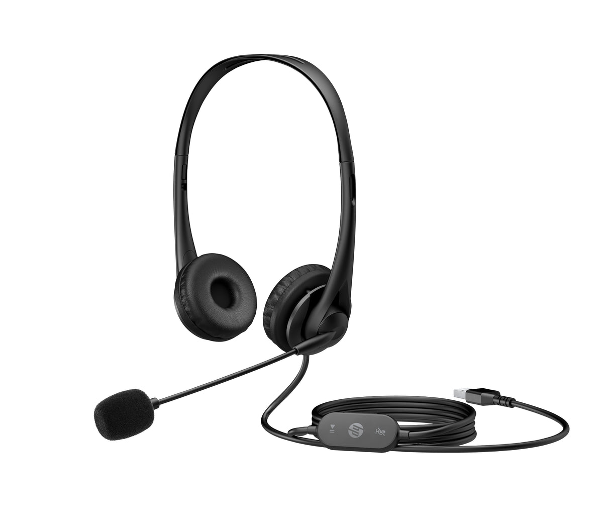 HP G2 USB On-Ear Shadow Black