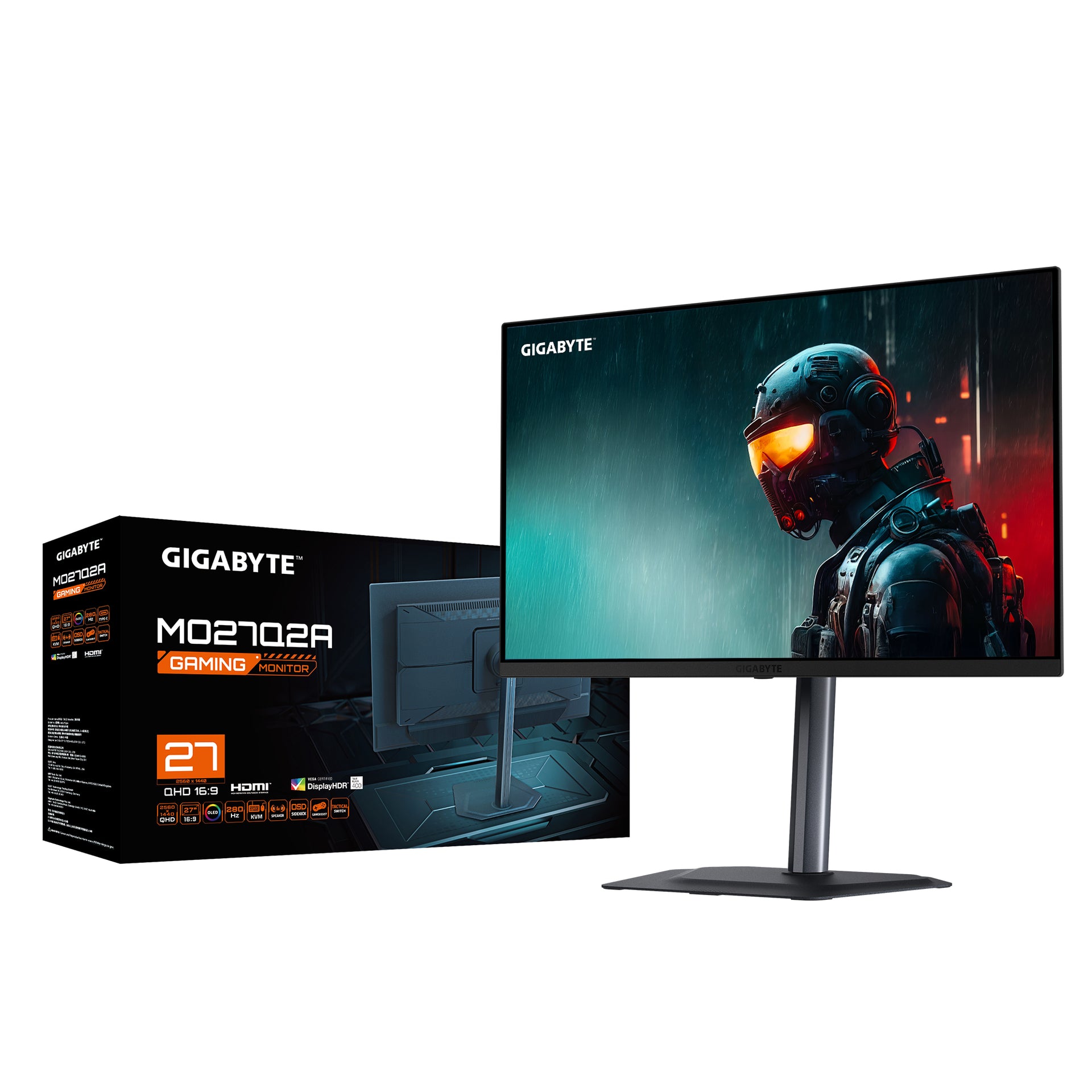 GIGABYTE 27" QHD OLED Monitor 280Hz MO27Q2A-EK