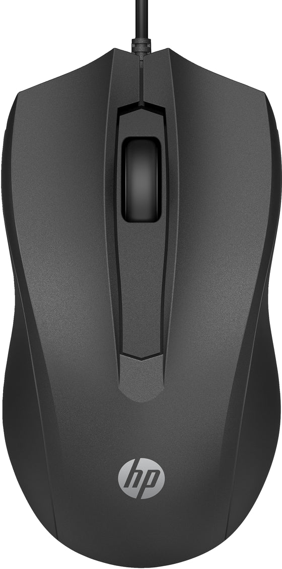 HP 105 Wired Optical Mouse with 1600 DPI and Ergonomic Design