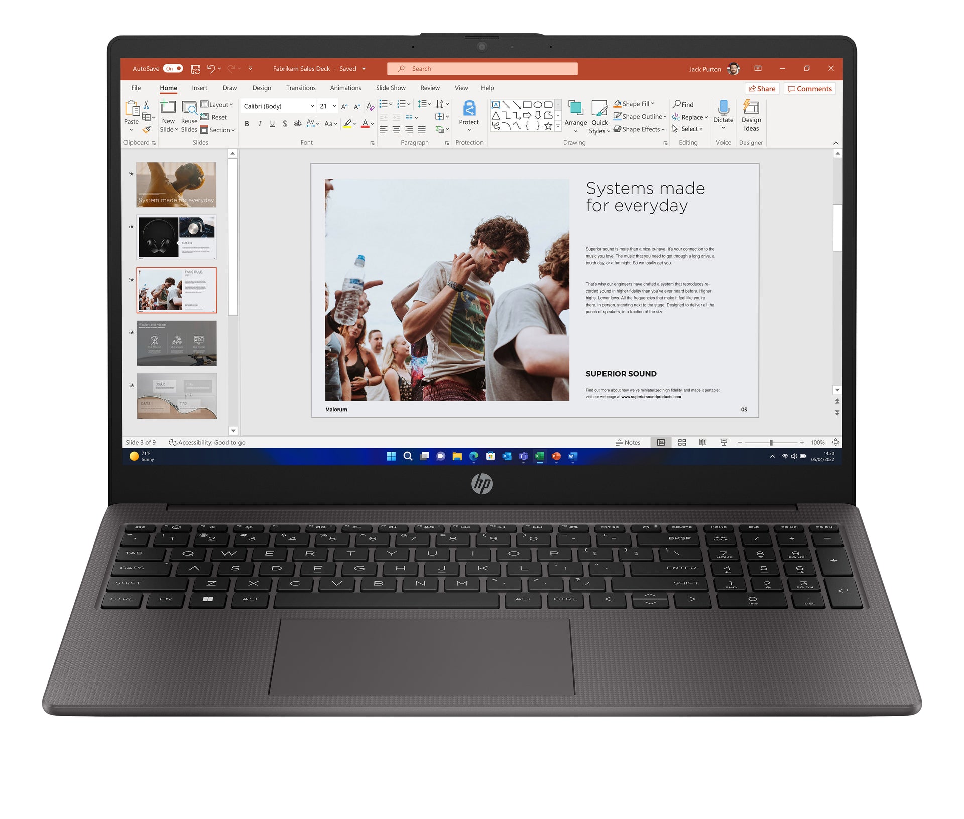 HP 250 Intel i5-1334U 8GB RAM 256GB SSD 15.6" Full HD Windows 11 Home