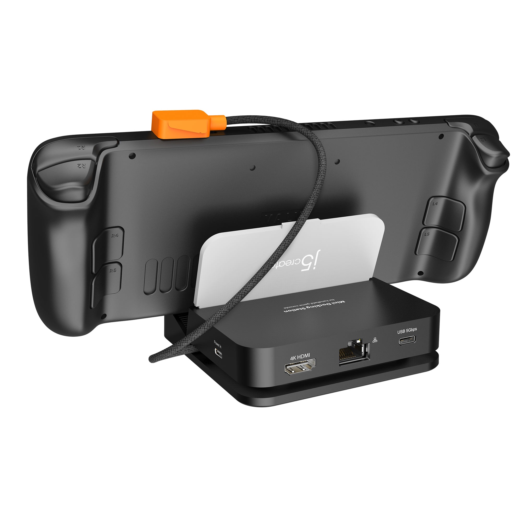 j5create JCD624-N Mobile Device Docking Station - Black/Grey - Image 6