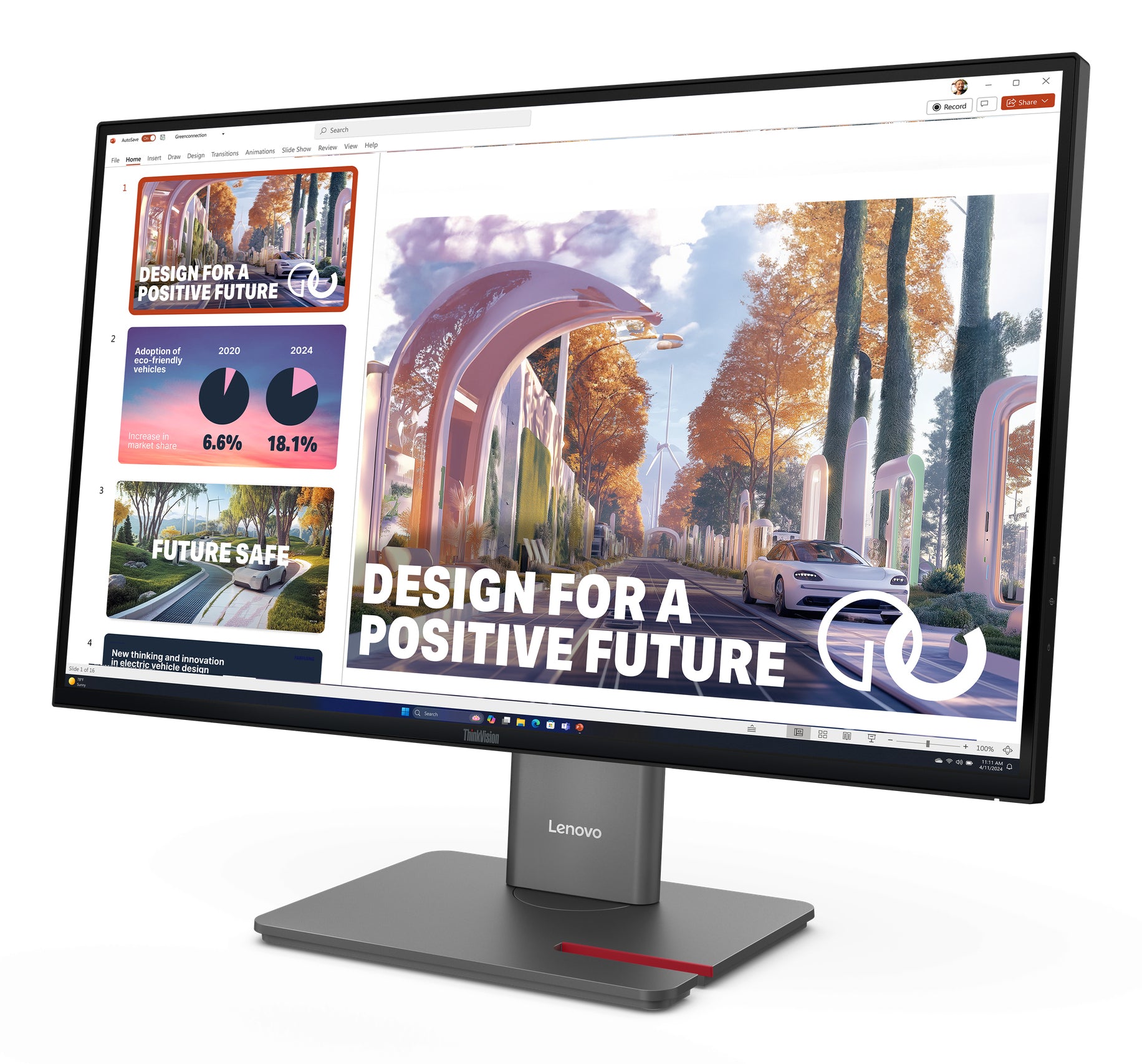 Lenovo ThinkVision P27QD-40 27" QHD Monitor IPS Panel 120Hz - Image 2