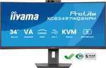 iiyama ProLite XCB3497WQSNPH-B1 34" UWQHD VA Monitor 120Hz