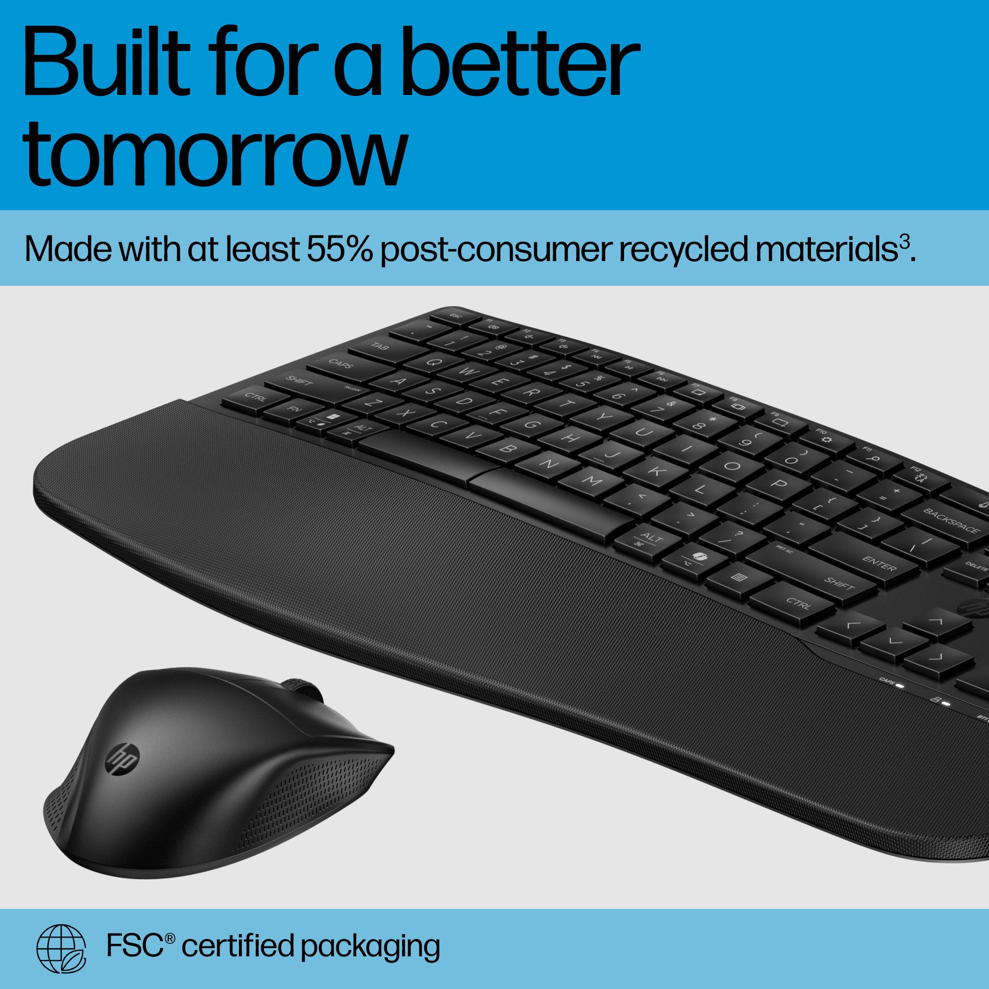 HP 685 Comfort Dual-Mode Wireless Keyboard and Mouse Combo - Image 5