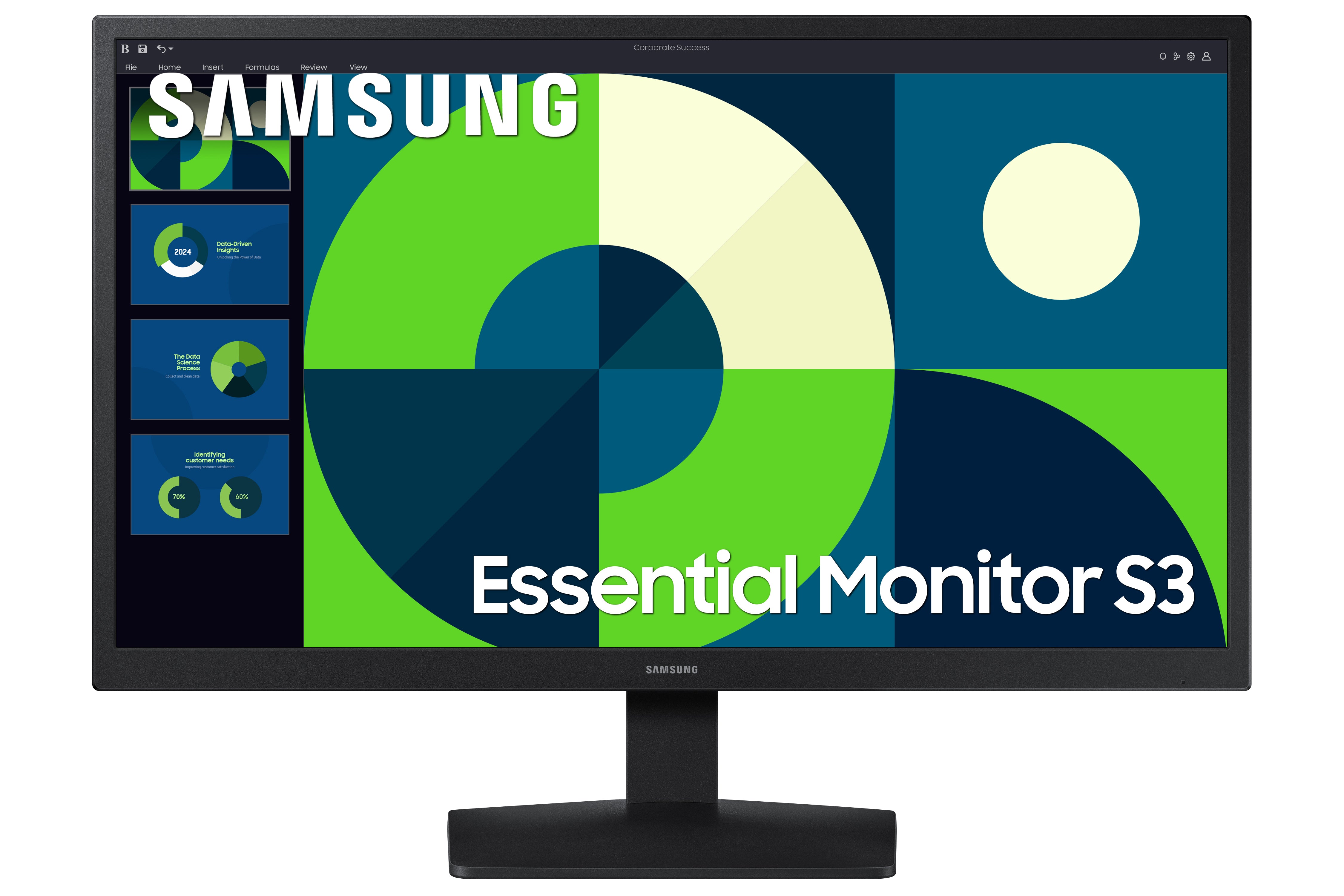 Samsung Essential S3 S24D310EAU 24" Full HD Monitor VA Panel 75Hz - Image 9