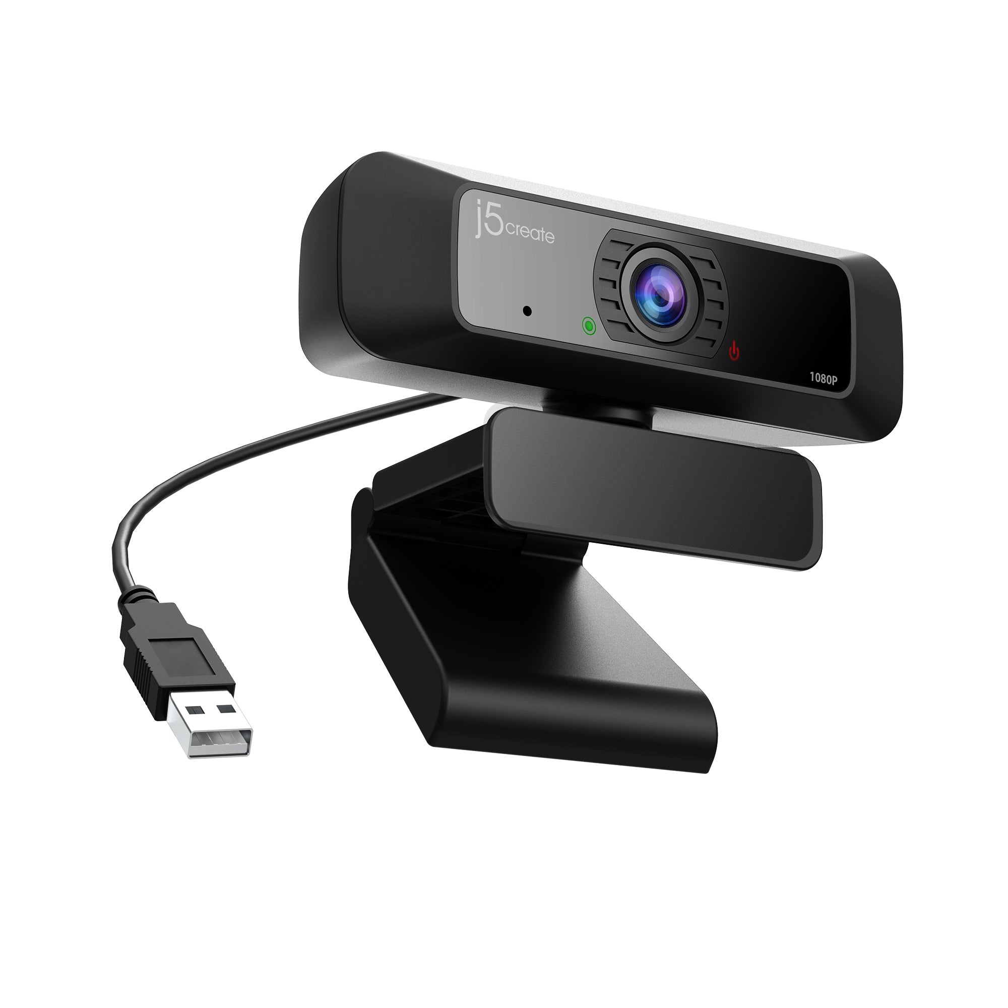 j5create JVCU100 Full HD 1080p USB Webcam with Auto Focus &amp; Microphone - Image 2