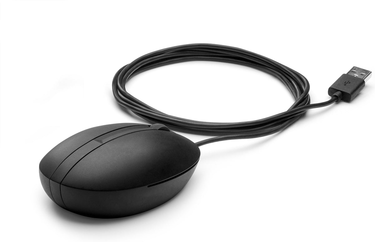 HP Wired Desktop 320M Ergonomic USB Mouse - Image 2