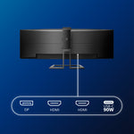Philips Brilliance P-line 499P9H 49" UltraWide Dual Quad HD Monitor VA Panel 70Hz - Image 5