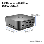 HP Thunderbolt 4 Ultra Dock - 280W Power &amp; 40Gbps Speed - Image 4