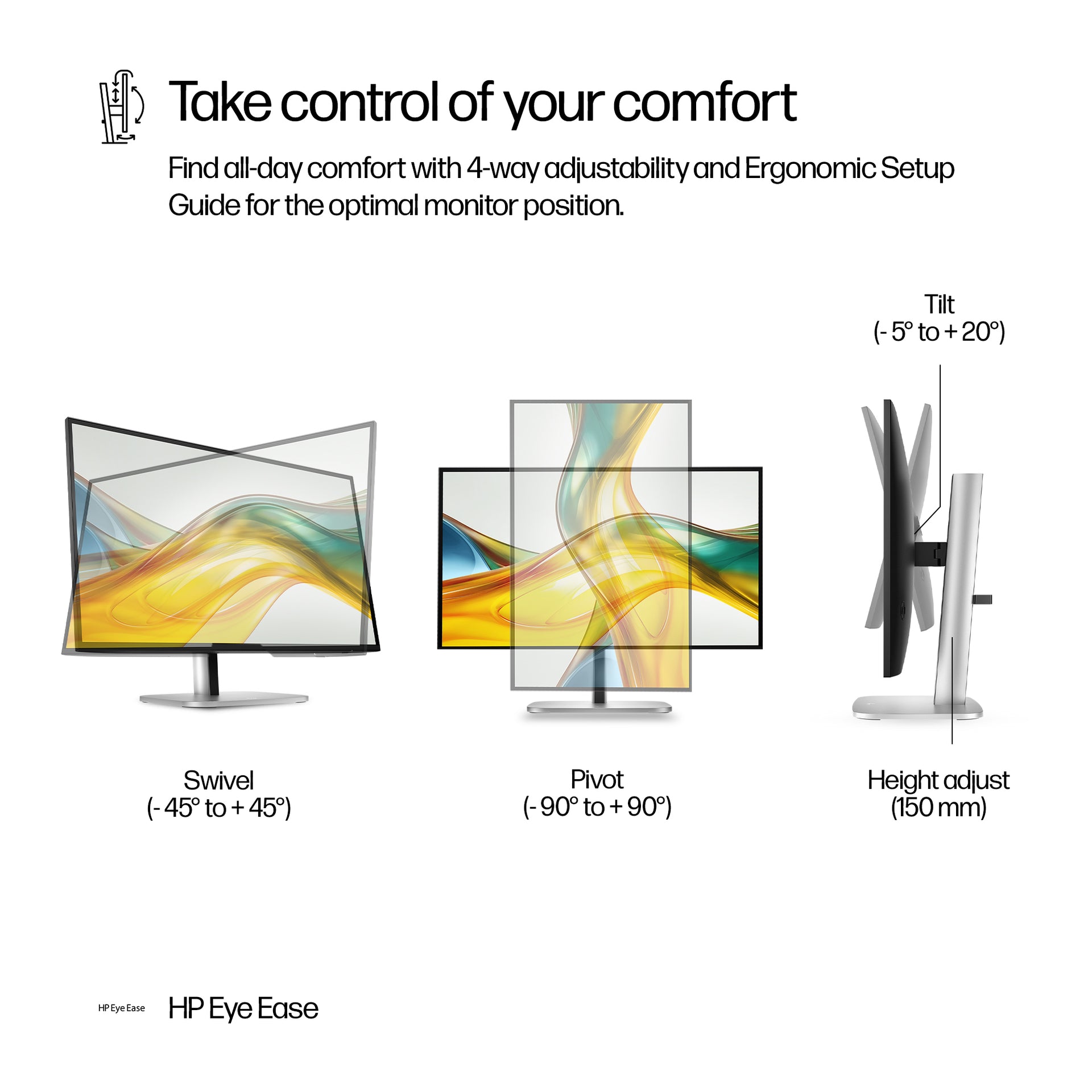 HP 527pq Series 5 Pro 27" QHD Monitor IPS Panel 100Hz - Image 7