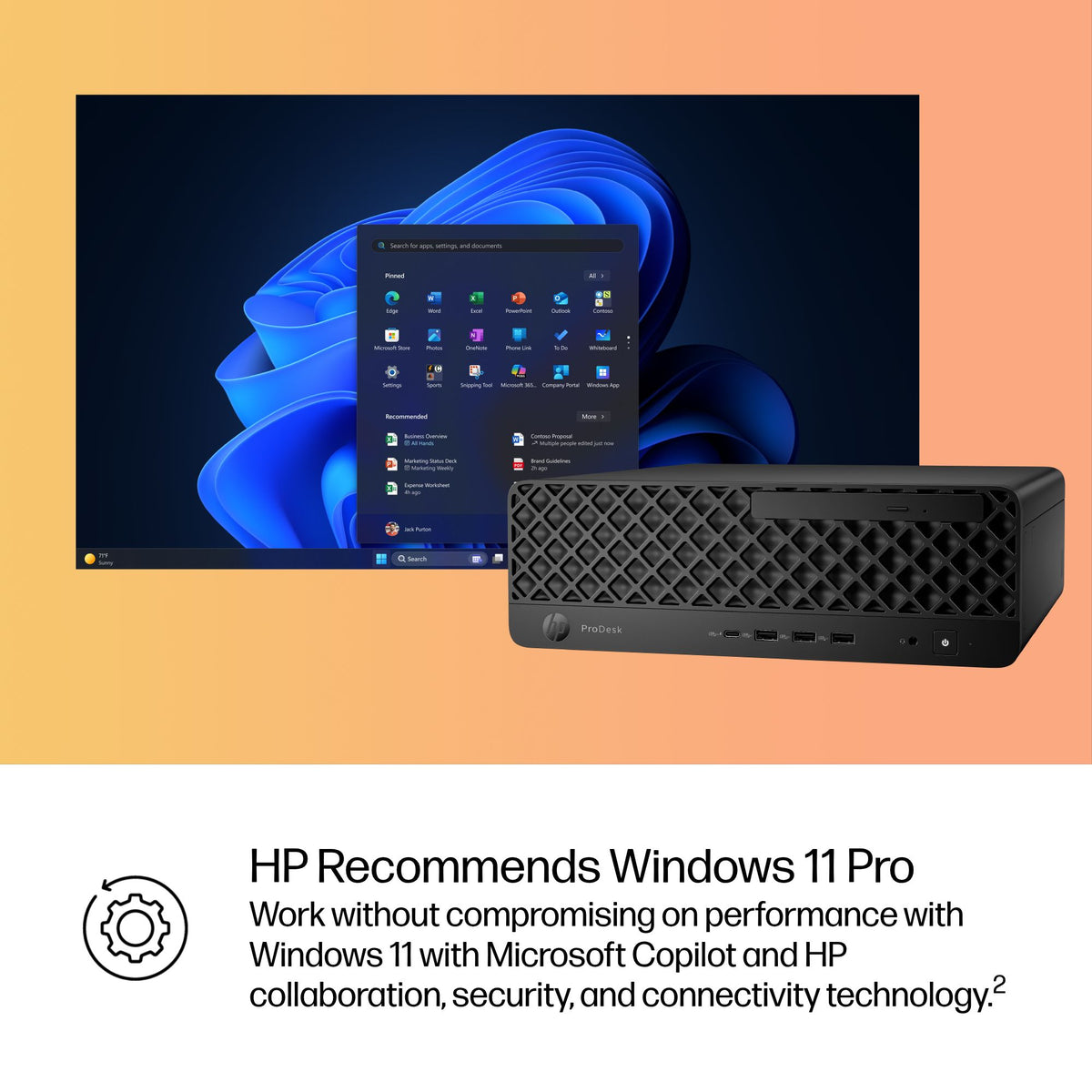 HP ProDesk 235 16GB RAM 512GB SSD Intel Graphics SFF Windows 11 Pro - Image 6