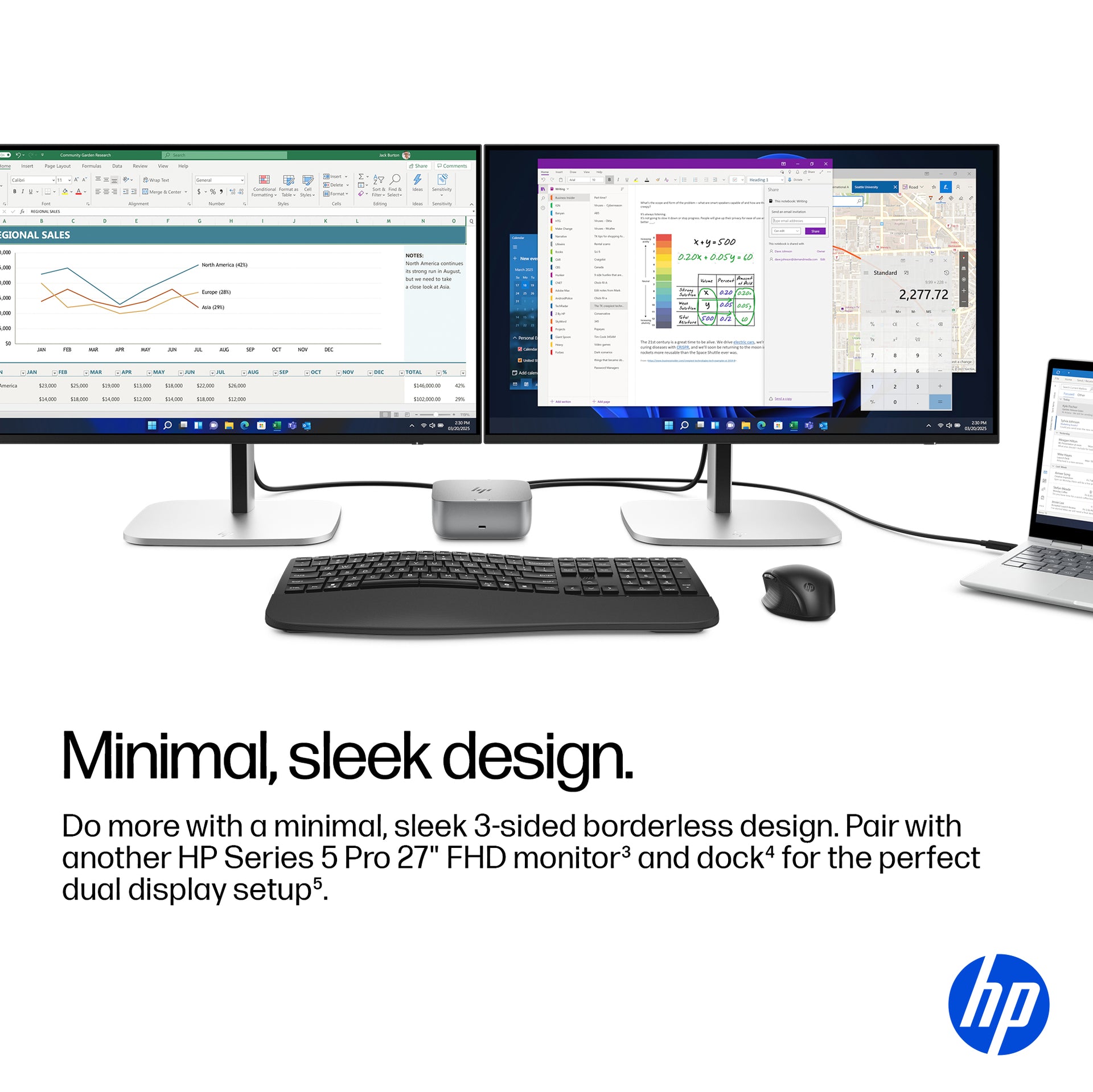 HP SERIES5 PRO 527PF 27" Full HD Monitor IPS Panel 120Hz - Image 9