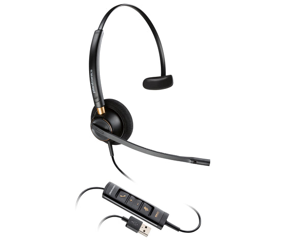 HP Poly EncorePro 515 Office Headset Microsoft Teams Certified USB-A