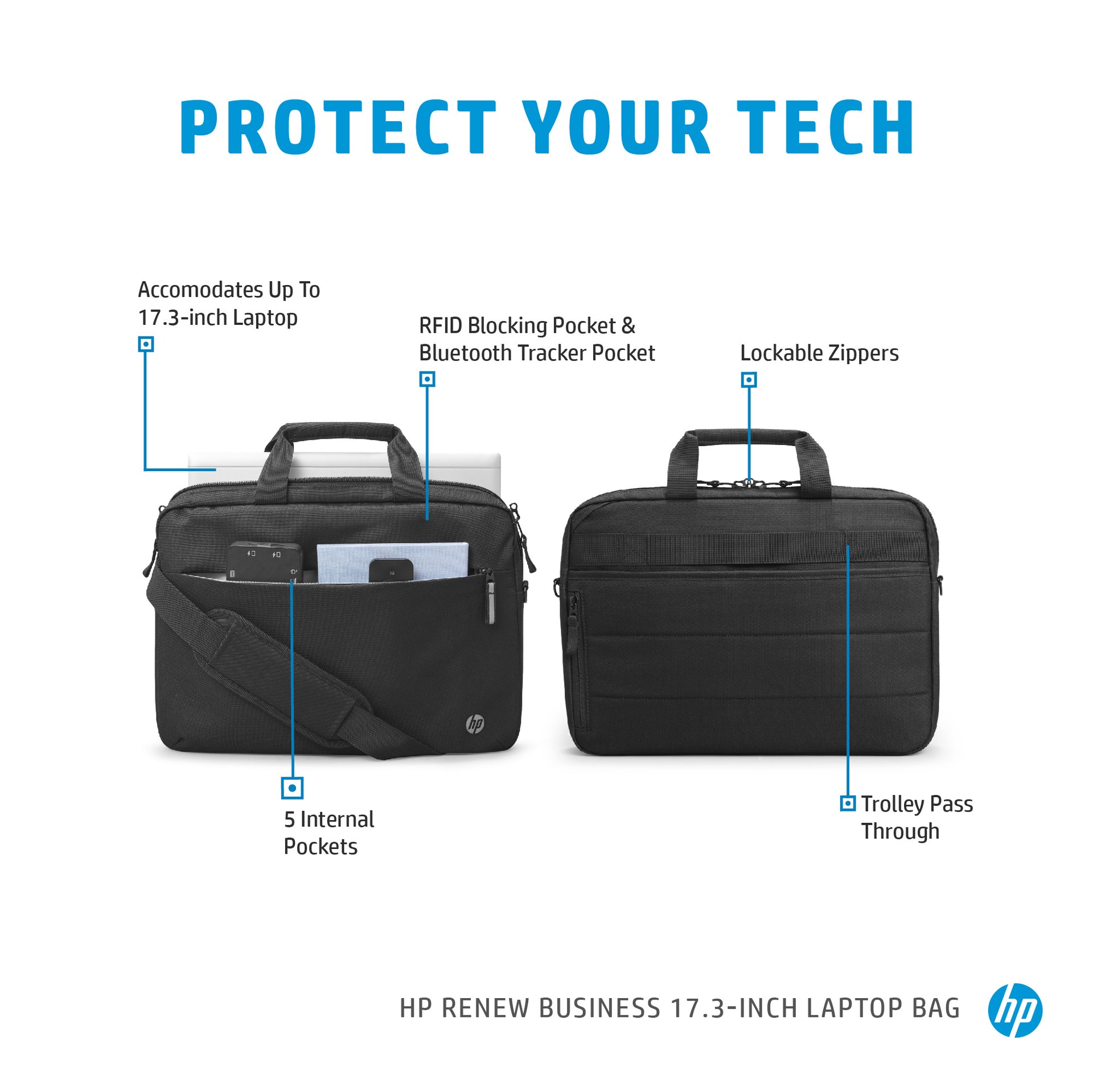 HP Renew Business 17.3" Laptop Bag