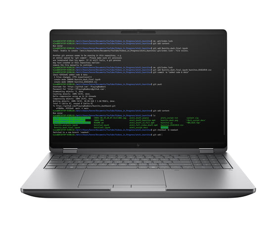 HP ZBook Fury G1i Data Science 16" Mobile Workstation Laptop Intel Core Ultra 7 255HX 32GB RAM 1TB SSD RTX PRO 2000 Windows 11 Pro