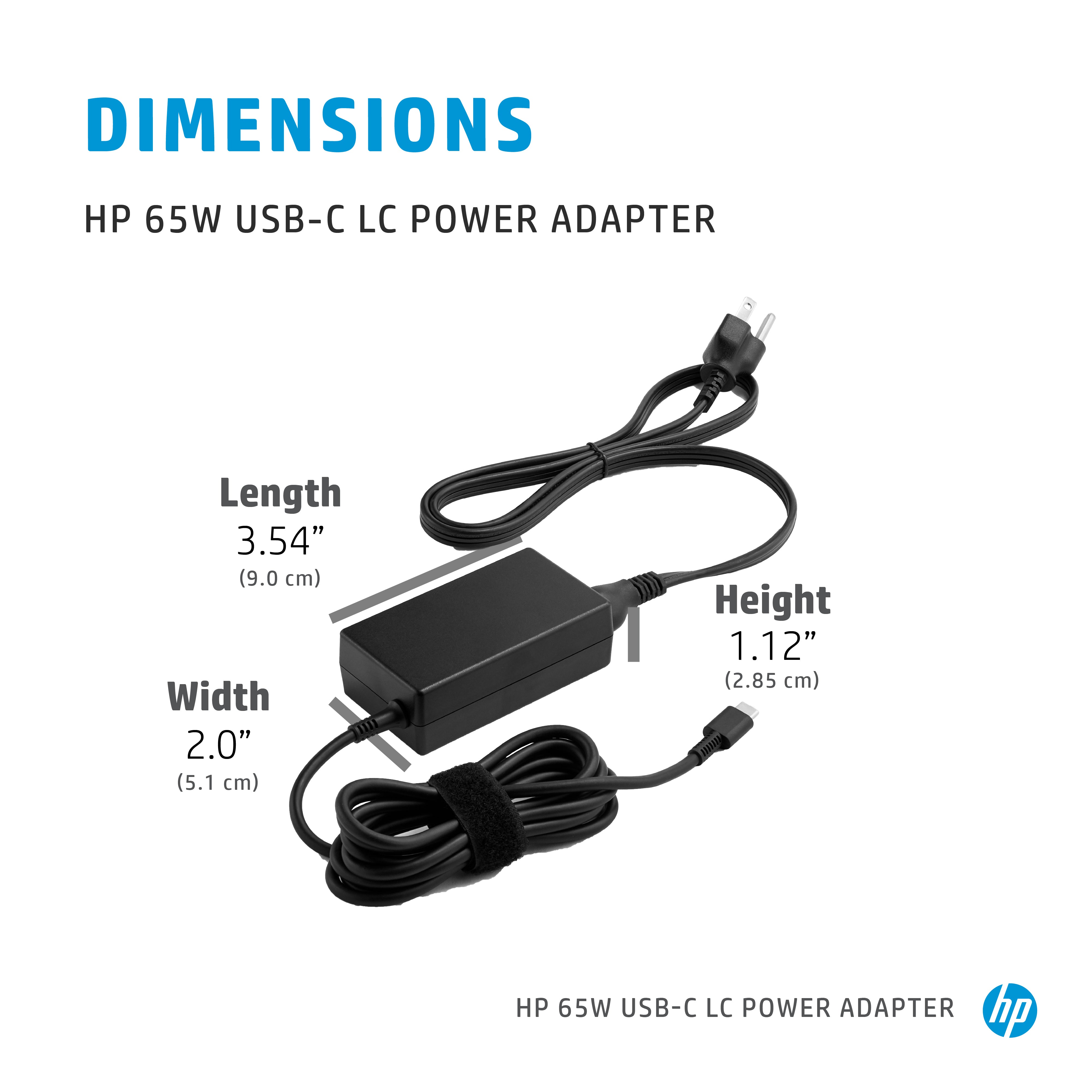 HP 65W USB-C Laptop Charger with Fast Charge Technology - Image 3