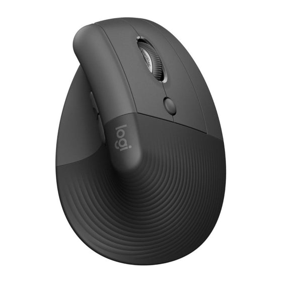 Logitech Lift Right Vertical Ergo Mouse Graphite/Black Wired Mouse