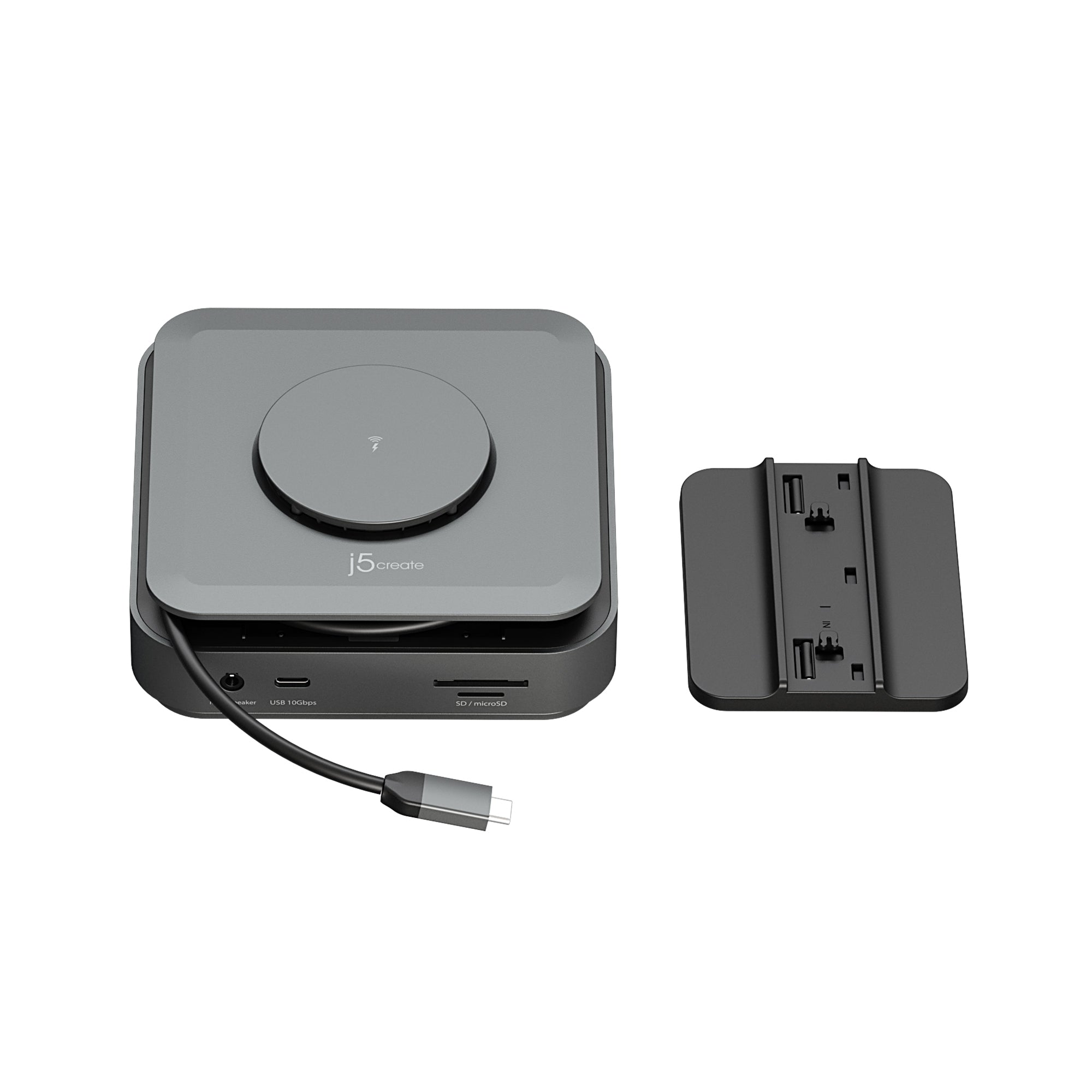 j5create JCD3199 USB-C Dock Dual 4K HDMI in Space Grey - Image 4