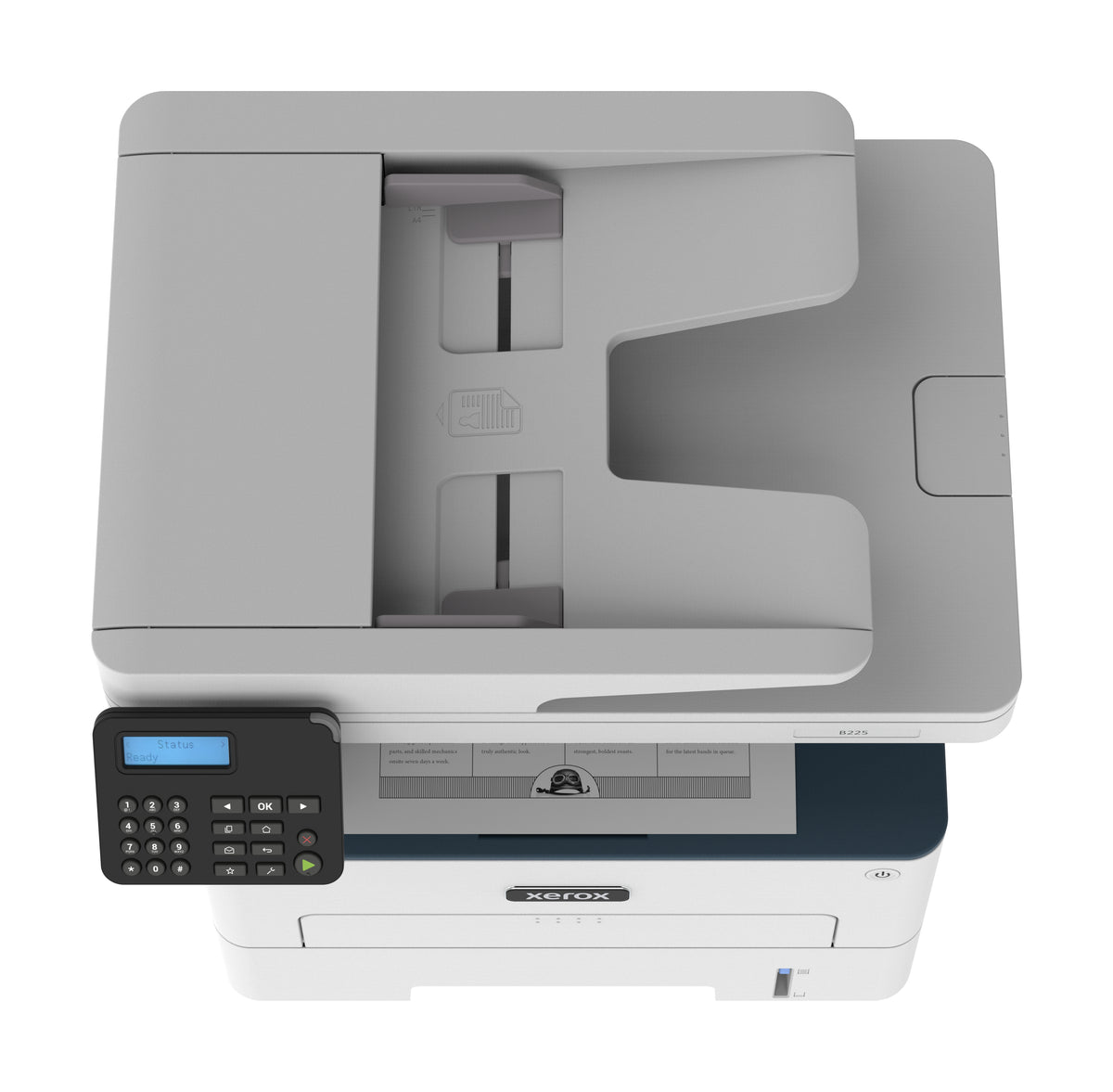 Xerox B225 Wireless All-in-One Mono Printer with Duplex, Print/Copy/Scan, ADF, 34ppm, 2 Trays, 251-Sheet Capacity - Image 3