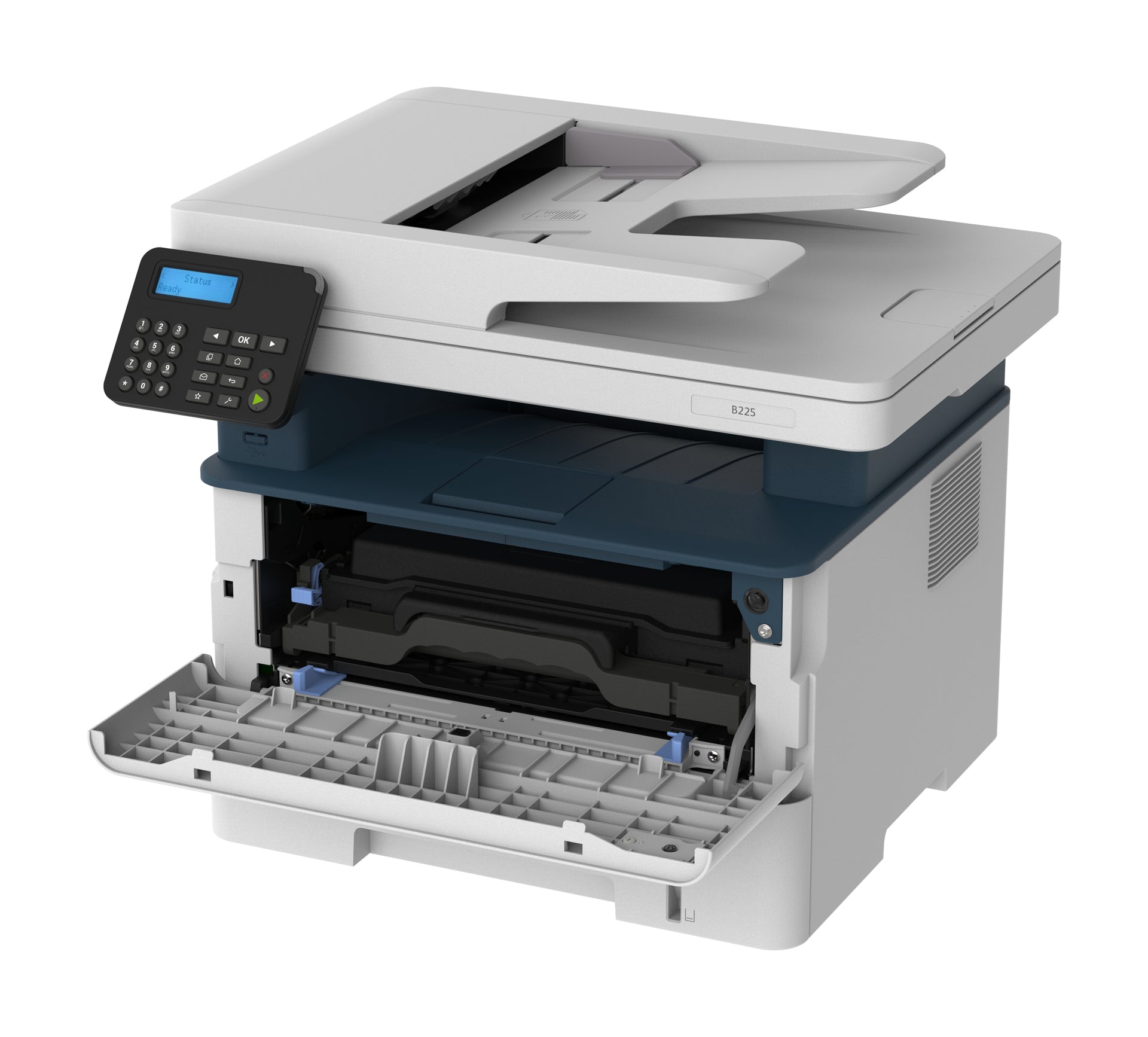Xerox B225 Wireless All-in-One Mono Printer with Duplex, Print/Copy/Scan, ADF, 34ppm, 2 Trays, 251-Sheet Capacity - Image 2