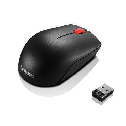 Lenovo Essential Compact Ambidextrous Wireless Optical Mouse - RF Technology