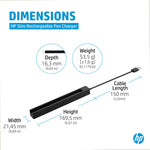 HP Slim Rechargeable USB Pen Charger - Black - Image 6