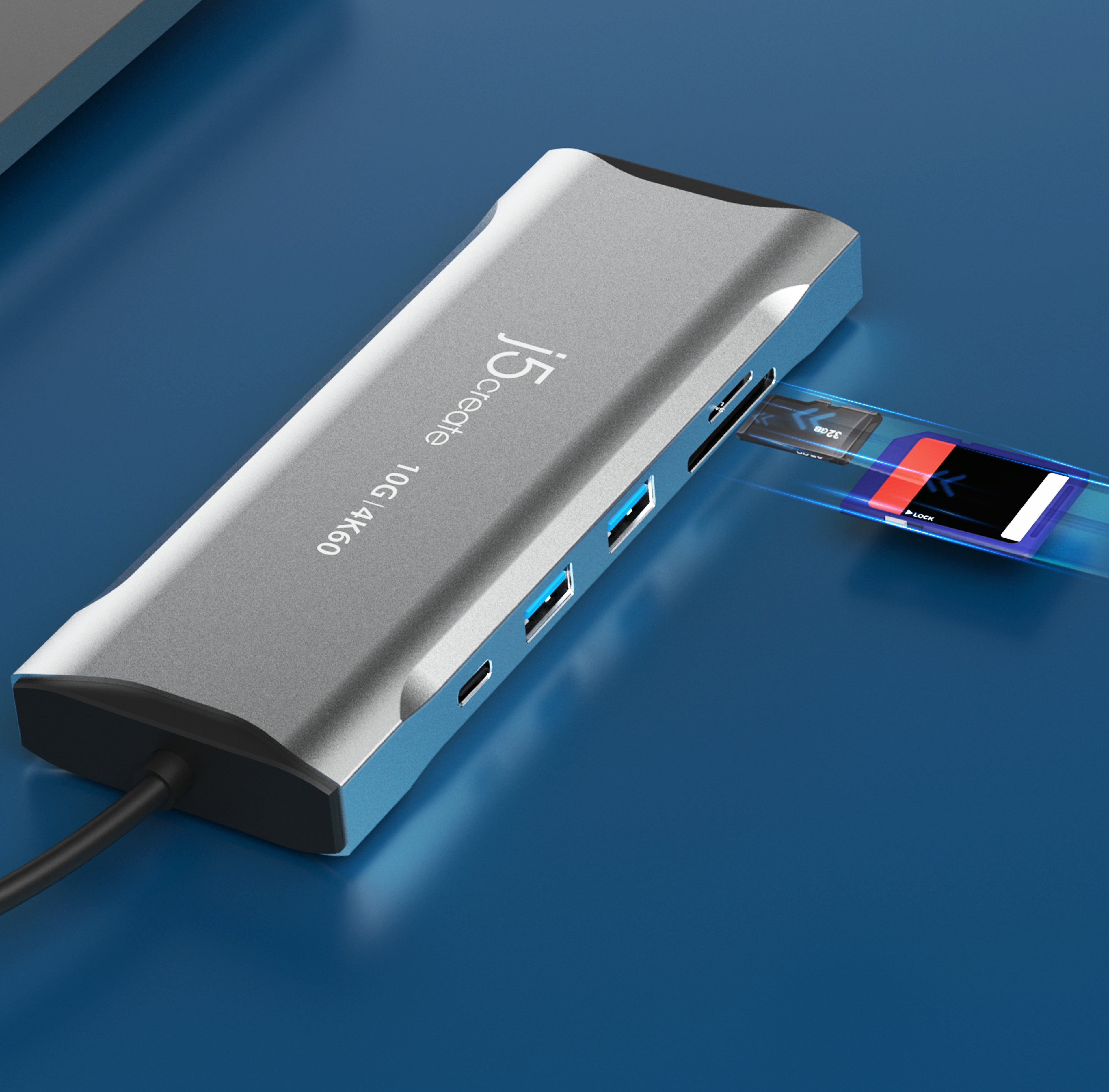j5create JCD397-N 4K60 USB-C Multi-Monitor Mini Dock - Image 11