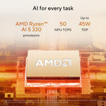 ASUS ExpertBook P3 PM3406CK-R515X AMD Ryzen AI 5 16GB RAM 512GB SSD 14" WUXGA Windows 11 Pro