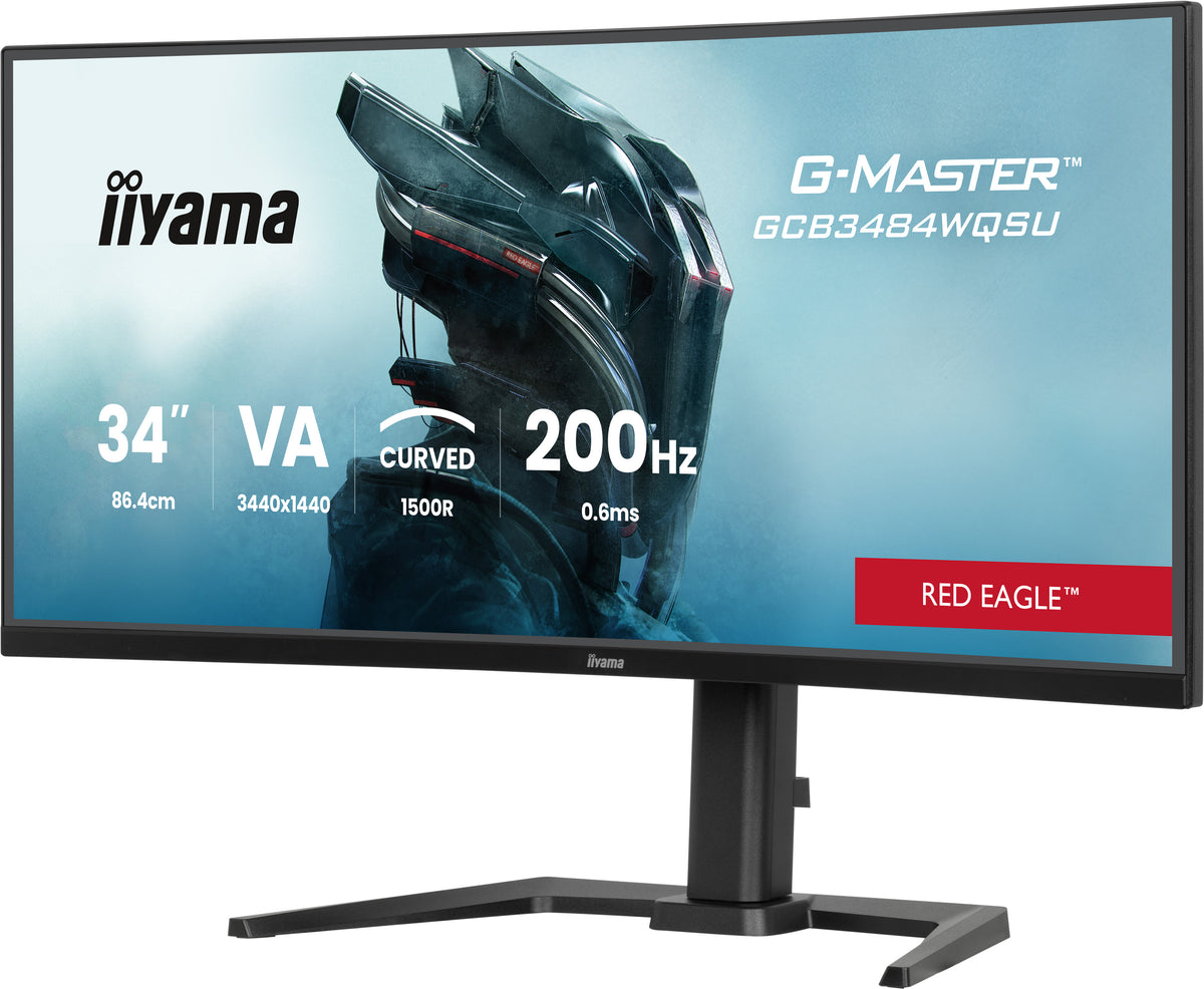 iiyama G-MASTER Red Eagle GCB3484WQSU-B2 34" UWQHD VA Monitor 400Hz